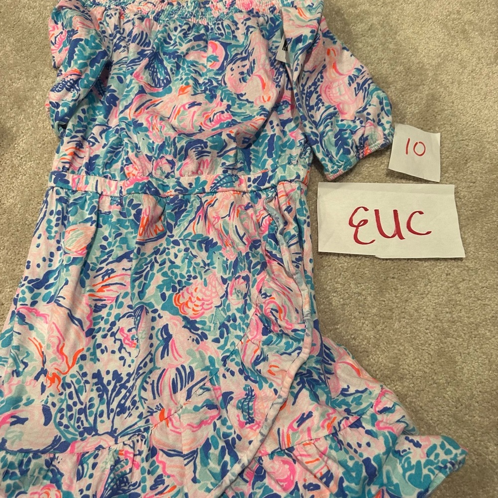 Lilly Pulitzer Kids Dress in Blue and Pink